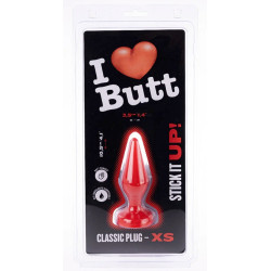 I Love Butt Plug Classic XS I Love Butt 9 x 3 cm Rouge